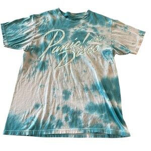 Panic ! At the disco graphic tie dye short sleeve t-shirt size medium
